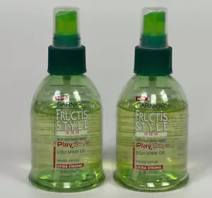 (2 Pack) Garnier Fructis Style Play Style Liquid Spray Gel Extra Strong, 5.1 oz. - Picture 1 of 2