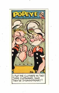Primrose Confectionery 4th Series Card No.36 Popeye - Bild 1 von 2