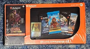 MTG: Outlaws of Thunder Junction Deluxe Commander Kit Set (Set of 4) - See Desc - Picture 1 of 4