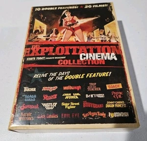 The Exploitation Cinema Collection 20 Films 10-Disc DVD - Foto 1 di 13