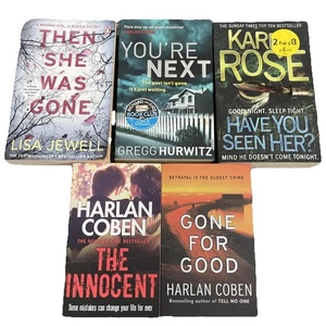 Crime Thriller Books Bundle X 5 Paperbacks Suspense Fiction Mixed Authors GAR - Imagen 1 de 20