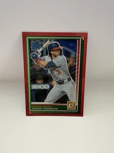 2025 Donruss Baseball Dylan Crews Rated Rookie Red /250 Washington Nationals #54 - Picture 1 of 1