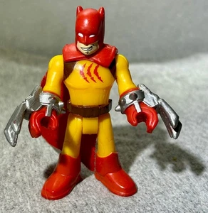 Fisher Price Imaginext Rare HTF Red & Yellow DC Wolverine Batman with Claws - Picture 1 of 11