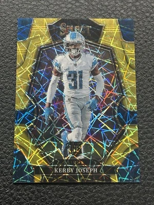 2022 Select Kerby Joseph Gold Prizm Rookie /10 #135 Lions - Image 1 of 2