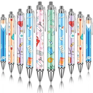 24 Pcs Retractable Nurse Pens Funny Ballpoint Pens for Nurses Student Assistant - Picture 1 of 6