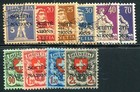 SCHWEIZ SDN 1924 16-25x gestempelt schöner SATZ glattes PAPIER (F6462