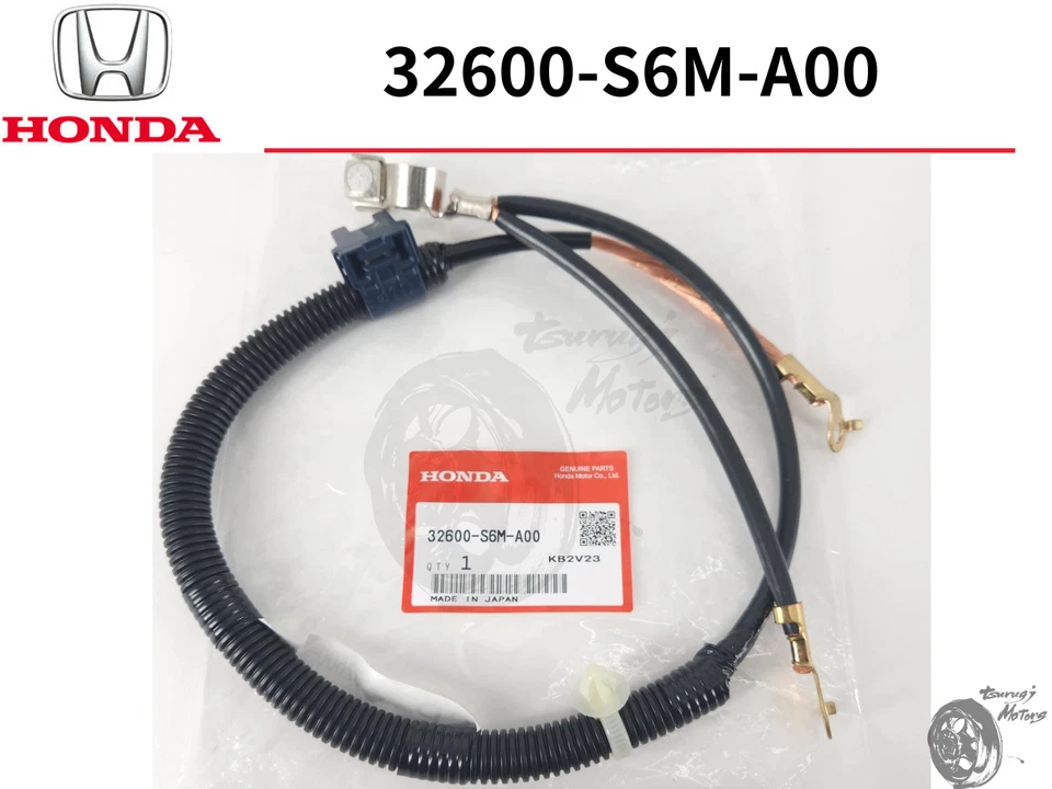Honda Acura Genuine Battery Ground Cable 32600-S6M-A00 RSX 2002–06 Terminal OEM - Image 1 of 1