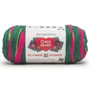 Red Heart All In One Granny Square Yarn-HYACINTH BUCKET - Picture 1 of 1