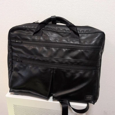 PORTER Bolso de Negocios Clásico Maletín Cuero Portátil Bolso de Mano Foto 1 de 4