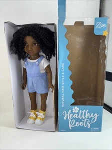 Muñeca Juguete Raíces Saludables Zoe Estilo Pelo Suave Torso 18" Nueva Caja Abierta - Imagen 1 de 11