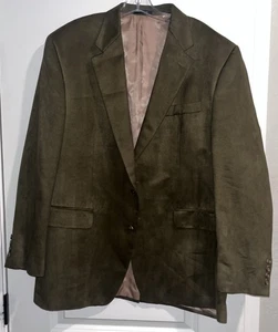 Lauren Ralph Lauren Blazer Sport Jacke Herren Größe 44R Oliv/Braun Polyester - Bild 1 von 10