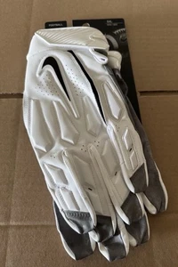 Nike 5XL NFL PRO STOCK D-Tack White Padded Lineman Football Gloves CV7993-017 - Picture 1 of 10