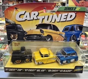 Car Tuned '87 Chevy C10 / '57 Chevy Bel Air / '69 Chevy K5 Blazer Triple Pack - Bild 1 von 5
