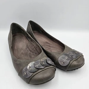 Easy Street Women’s Brown Flats Slip-On Ballet Shoes Round Toe size ~7-8 - Picture 1 of 9