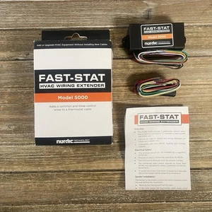 Nuevo Termostato Fast Stat 5000 Tecnología Nórdica 6 Cables Sobre 2 Cables Actualización HVAC - Imagen 1 de 6