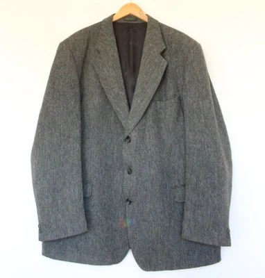 Magee Genuine Donegal Tweed Blazer size 50 R  Wool Jacket woven Ireland grey - Image 1 of 4