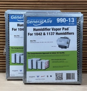 2-Pack GeneralAire 990-13 GFI #7002 Humidifier Vapor Pad For 1042 & 1137 SEALED - Picture 1 of 5