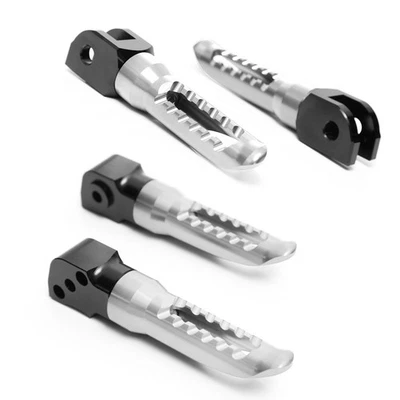 Kit de estriberas delanteras traseras CNC de titanio BOB para FZ6 S Fazer 04-11 12 13 14 15 16 Foto 1 de 4