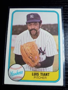 1981 Fleer - Luis Tiant #82 - Picture 1 of 2