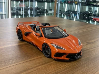 GT Spirit Chevrolet Corvette C8 2021 Orange Limited 999 pcs  [1/18 Resin] - Image 1 of 4