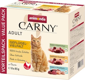 Adult, Cibo Umido per Gatti, Senza Zucchero E Senza Cereali, Mix Di Pollame Con - Foto 1 di 12