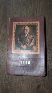 Executive Record/Travel Guide- 1955, Brown & Bigelow Leather , Practice Of Law - Foto 1 di 11