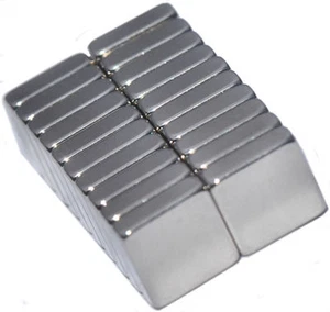 20 Neodymium Magnets 3/8 x 3/8 x 1/8 inch Block N48 - Picture 1 of 1