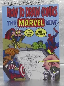 How To Draw Comics The Marvel Way PB Stan Lee John Buscema First Atria PB 2019 - Picture 1 of 13