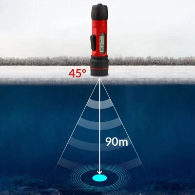 Digital Handle Fish Finder Underwater 100M Depth Sonar Echo Sounder Fishing - Image 1 of 4