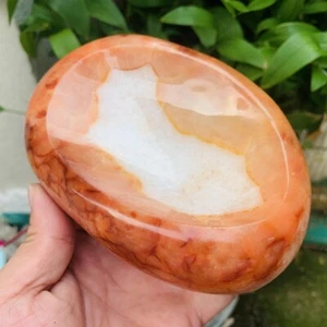 1010g Natural Carnelian bowl Crystal Quartz Mineral Specimens Healing - Picture 1 of 12