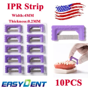 Orthodontic IPR Strip 10Pcs/Pk Dental Reusable Strips Reduction Kit EASYINSMILE - Picture 1 of 8