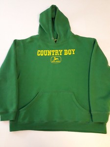 john deere green moletom com capuz