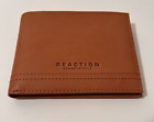 Kenneth Cole reaction wallet men’s light brown leather brand new