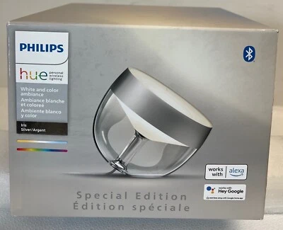 Philips - Lámpara de mesa Hue Iris edición limitada - plateada - ENVÍO GRATUITO Foto 1 de 4