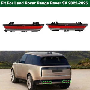 Pair Rear Bumper Foglamp Reflector Light For Land Rover Range Rover SV 2022-2025 - Picture 1 of 16