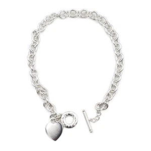 Collar palanca con etiqueta de corazón de plata esterlina 925 Tiffany & Co. - Imagen 1 de 3