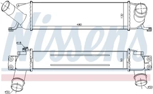Enfriador de aire de carga Nissens NIS 96458 DE stock - Imagen 1 de 10