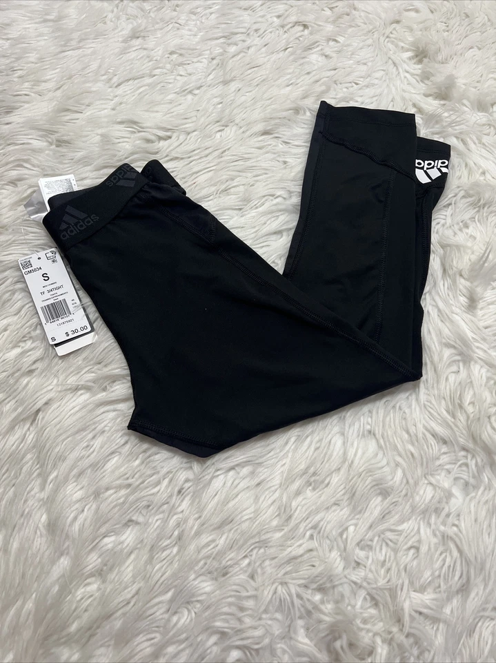 adidas Men's Size S  Techfit 3/4 Tights Black Training Compression GM5034  $30 - Image 1 of 4