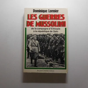N24.234 Las Guerras Mussolini 1989 Dominica Lormier Libro Ilustrado Italia - Imagen 1 de 15