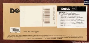 Genuine Dell 593-10841 Black Toner Cartridge P976R For 3330dn Printer Sealed Box - Picture 1 of 4
