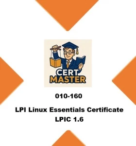 010-160 LPI Linux Essentials Certificate LPIC 1.6 ! 80 QA! MAY UPDATES - Photo 1/1