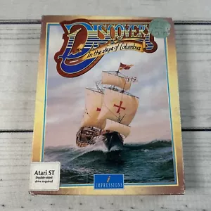 Atari ST Discovery - In The Steps Of Columbus - 1992 - Big Box Manual Disks etc. - Bild 1 von 9
