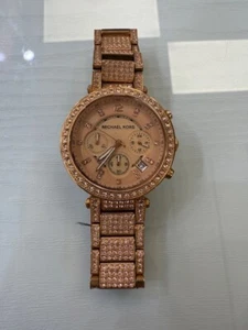 MICHAEL KORS PARKER ARMBANDUHR ROSEGOLDFARBEN, KRISTALL PAVE BEDECKT - MK5663 - Bild 1 von 3