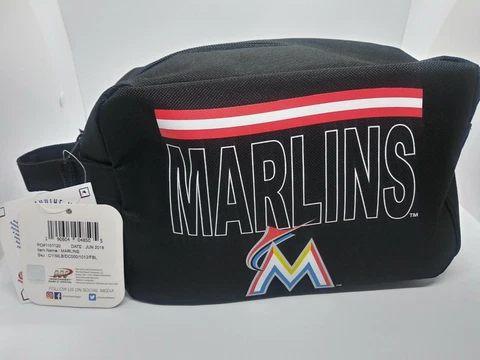 Travel Toiletry Bag Black MLB Florida Marlins Cover