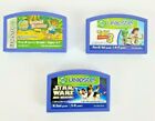 Leap Frog Leapster Lot of 3 game Cartridges Only Age 4 - 7 years & 5 - 8 years
