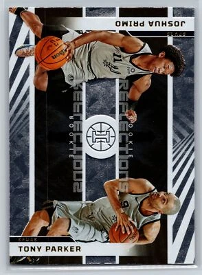 2021-22 Panini Illusions #19 Joshua Primo / Tony Parker Rookie Reflections Spurs - Image 1 of 2