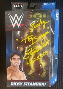 FIGURA FIRMADA RICKY "EL DRAGÓN" BARCO DE VAPOR ELITE CHASE! NWA! WCW! WWF! - Imagen 1 de 2