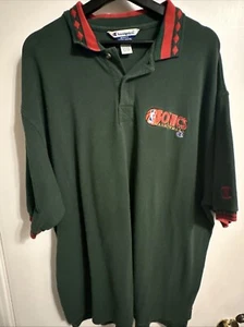 Champion Men’s Vintage Seattle SuperSonics Basketball Polo Shirt 2XL - Picture 1 of 8