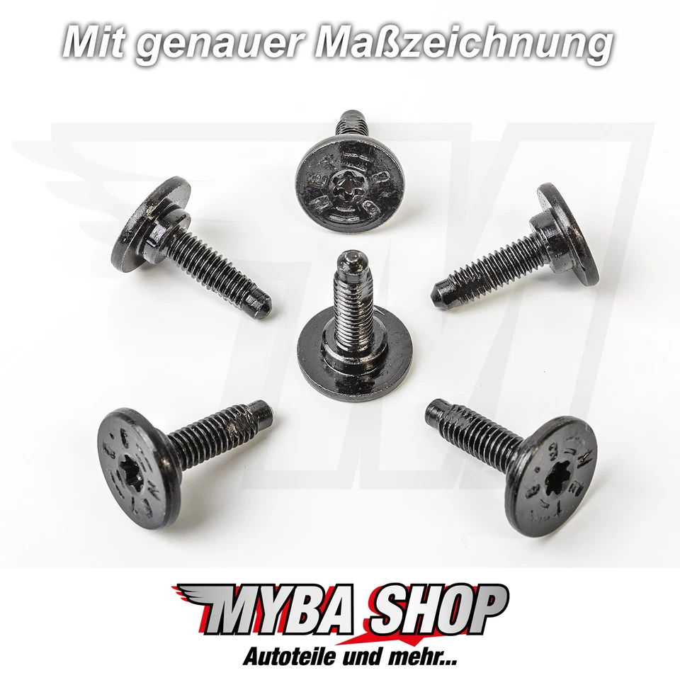 15X Tornillos TORX Metal T-30 M6 Fiat Lancia Citroen Alfa Romeo 46419734 #NUEVO# Foto 1 de 1