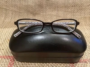 COACH NEW YORK “HILARY” Eyeglasses Frame 517 49-17-135 Brown Clear OY07 - Picture 1 of 10